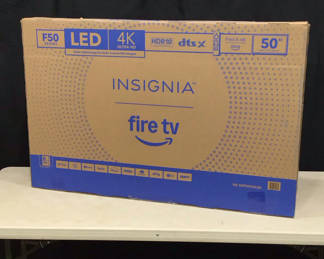 Lot 190: Insignia 50in LED 4K FireTV NIB