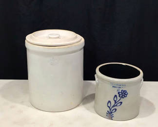 Lot 115: Antique Crocks