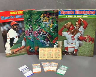 Lot 185: Red Sox in the 1970s & Yaz 3000 Stubs