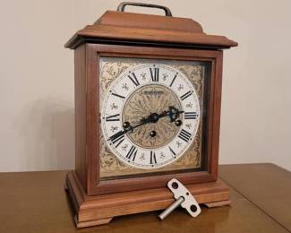 Vintage Hamilton Wooden Mantle Clock