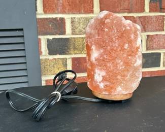 Large Himalayan Salt Incandescent Lamp