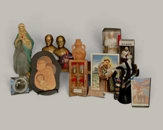 Catholic Devotional Items  Religious Memorabilia Lot