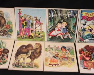 Set Of 8 Vintage PlaySkool Kids Puzzles