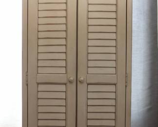 Paula Deen Home Utility Cabinet In Distressed Linen Finish