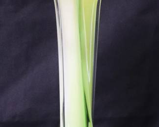Vintage Calla Lily Shape Art Glass Vase