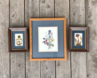 Framed Flower Art