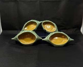 Dikota Art Pottery Crab Bowls