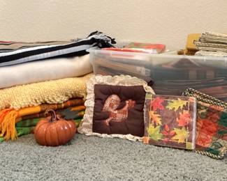 Fall Linens and Decor