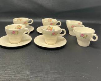 Salem China Victory Basket Petit Point