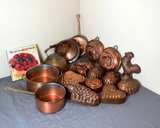 Copper Molds and Pots