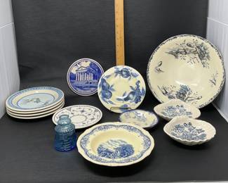 The Blue and White Dish Mix
