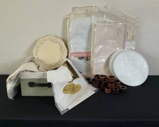 Embroidered Table Linens