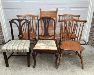 Ethan Allen and Assorted Chairs