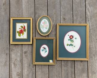 Framed Flower Art