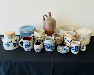 Salt Glazed Crocks and Jugs