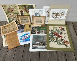 Original and Unframed Art