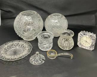 Crystal and Cut Glass Assortment