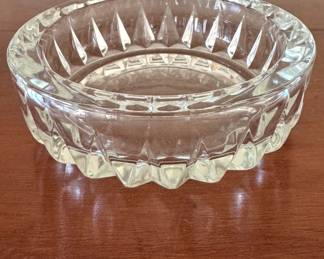 Italian Heavy Cut Crystal Glass Bowl