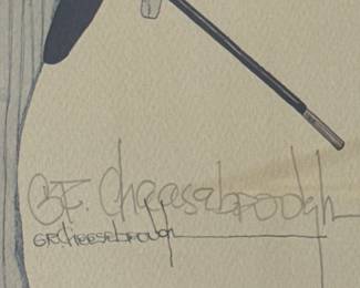 G.R. Cheesebrough Signed & Numbered Limited Edition Lithograph 319/500