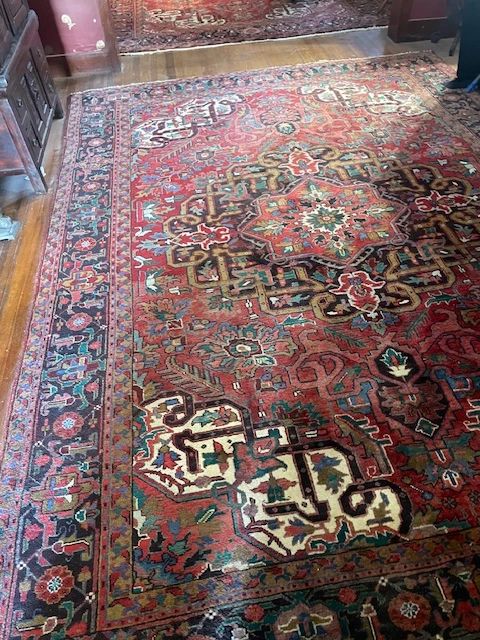 The Second Persian Heriz style wool carpets