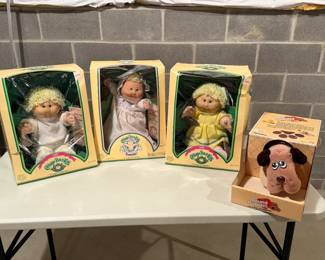 Vintage Cabbage Patch and Pound Puppies Dolls