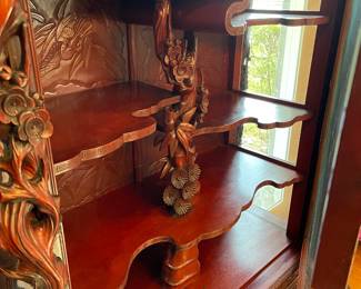Inside cabinet