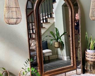 XL arched mirror 88x54 $400