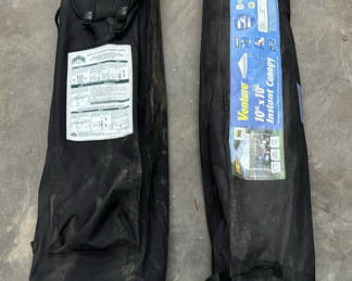 Lot 126: Two Portable Canopy Tents