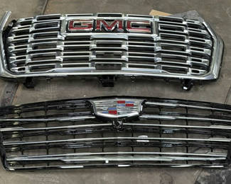 Lot 414: GMC and Cadillac Front Grilles