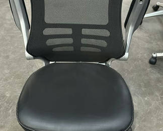 Lot 223: Black Mesh Office Chair