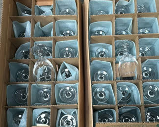 Lot 22: Boxed Stemmed Glassware Set