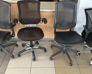 Lot 71: Set of Four Mesh Office Chairs