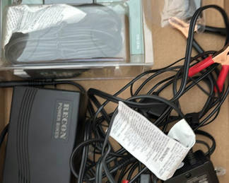 Lot 83: Battery Tender Junior Battery Chargers and GMC Floor Mats