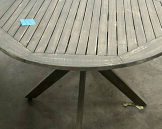 Lot 201: Round Wooden Table