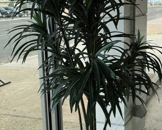 Lot 74: Tall Potted Artificial Tree