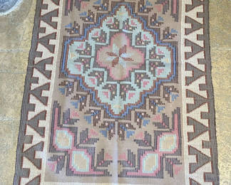 Lot 28: Patterned Woven Area Rug
