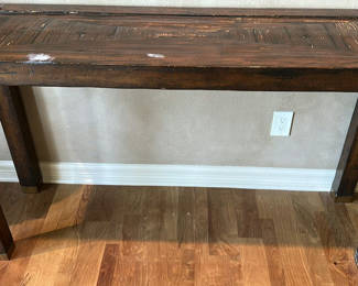 Lot 359: Dark Wood Console Table