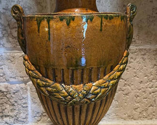 Lot 332: Decorative Ceramic Lidded Urn