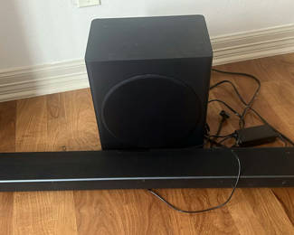 Lot 46: Samsung Soundbar and Wireless Subwoofer