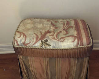 Lot 364: Upholstered Decorative Ottoman