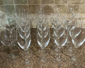 Lot 311: Assorted Stemmed Drinking Glasses