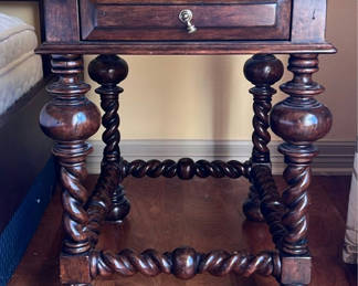 Lot 15: Two Bed Side Tables & One Small Table