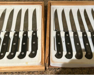 Lot 308: Two Boxed Sets of Steak Knives