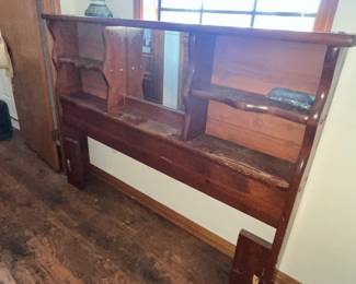 VINTAGE BOOKSHELF HEADBOARD