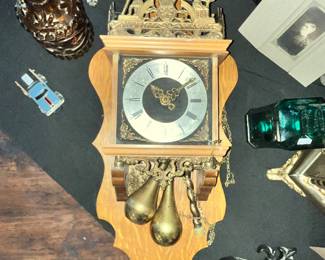 ATLAS WEIGHT-DRIVEN WALL CLOCK