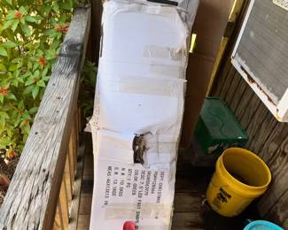 PAIR OF CHRISTMAS TREES IN BOX