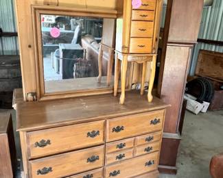 DRESSER & JEWELRY ARMOIRE