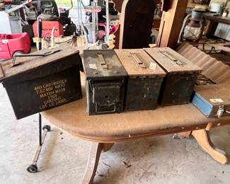 OLD AMMO BOXES