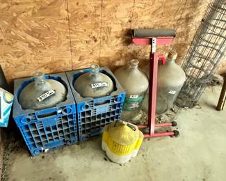 MORE HEAVY GLASS 5 GAL JUGS