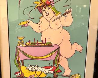"FAT TUESDAY" WILL BE THERE! (SIGNED & NUMBERED PRINT)